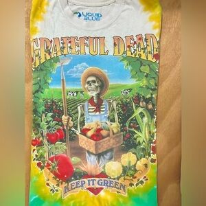 Vintage Grateful Dead Tee - Liquid Blue - Size Large